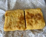 A picture of step 5 of Tamagoyaki Sando.