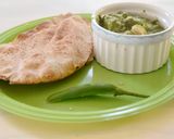 A picture of step 8 of Palak Panneer.