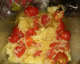 Foto del paso 1 de la receta: Mermelada de tomate y manzana a la naranja sin azúcar🍅🍏🍎🍊