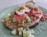 Foto del paso 5 de la receta: Torrada de salmón completa