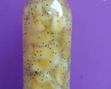 Foto langkah ke 3 dari resep Infused water,semangka kuning, Chia Seeds.