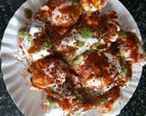 A picture of step 4 of Dahi Vada.