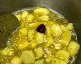 A picture of step 1 of Soya methi Aloo.