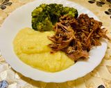 A picture of step 4 of Leg of lamb with lean parsnip puree.