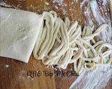 Hình bước làm 1 của món Mì Udon chay