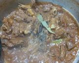 A picture of step 4 of Mutton Pulao.