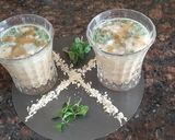A picture of step 3 of Sattu drink.