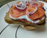 Foto del paso 5 de la receta: Sándwich de tofu a la miel mostaza y berenjena..