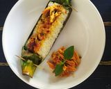 Foto langkah ke 8 dari resep Nasi Bakar Ayam Kemangi.