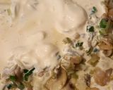 Foto del paso 3 de la receta: Fideos de arroz con champiñones y camarones a la crema
