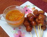 Foto langkah ke 5 dari resep Pentol Bakar Bumbu kacang.
