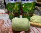 Foto langkah ke 7 dari resep Roti Tawar Discard Sourdough Matcha (Eggless).