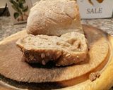 Foto del passaggio 1 della ricetta Crostoni di pane multicereali con stracciatella alici e pesto di basilico e pistacchi