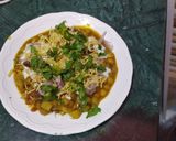 আলু টিক্কি ছোলে চাট (aloo tikki chole chaat recipe in Bengali) রেসিপি ধাপ - 14 ছবি