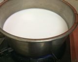 A picture of step 2 of Coconut milk sago with mango.