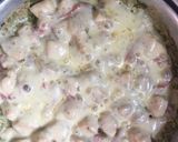 Foto del paso 5 de la receta: Tarta de brócoli y zanahoria rellena de pollo (sin harina)