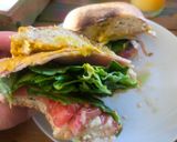 Foto del paso 2 de la receta: Sándwich de jamón y verduras