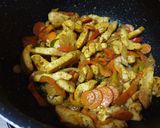Pas rețetă Tocanta aromată de cartofi cu pui și broccoli 2 fotografie