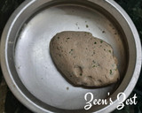 A picture of step 1 of Bajra and Wheat Chapatis with Spring Onions.
