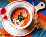 Hình bước làm 3 của món Mì hải sản