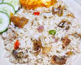 Foto langkah ke 4 dari resep Nasgor Ikan Asin Pedas.