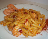 Foto del paso 6 de la receta: Macarrones con gamba pelada y langostinos