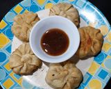 A picture of step 5 of Pasta Momos.