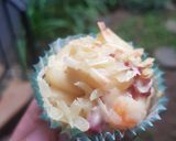 Foto langkah ke 8 dari resep Mac and Cheese Muffins (with prawn and smoked beef).
