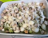 Une image de l'étape 10 de Flan de chou romanesco au porc et parmesan.