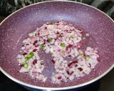 A picture of step 2 of Sauteed creamy paneer.
