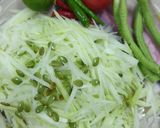 รูปขั้นตอนการทำที่ 1 ของ ส้มตำง่ายนิดเดียว