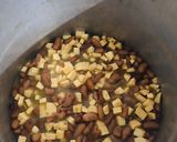 Foto del paso 1 de la receta: Frijoles con plátano verde
