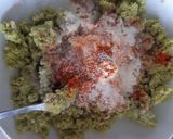 A picture of step 3 of Green Peas and Suji Kabab.