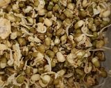 A picture of step 2 of Healthy Pachadi with spring onions, mint and sprouts.