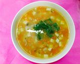 Hình bước làm 3 của món Súp nấm chay