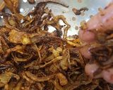 A picture of step 6 of Squid rings pillaw.