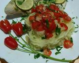 Foto del paso 4 de la receta: Filet de merluza con puré de papas