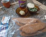 Foto del paso 1 de la receta: Milanesa de Merluza con Crema de Queso.🐟