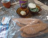 Foto del paso 1 de la receta: Milanesa de Merluza con Crema de Queso.🐟