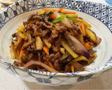 洋葱. 胡萝卜. 土豆. 牛肉丝的食譜步驟8照片