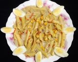 A picture of step 6 of Creamy Corn Penne Pasta.