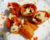 A picture of step 7 of Jini dosa.