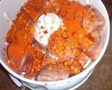 A picture of step 1 of Kachy Qeeme K Kabab.