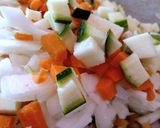 Foto del paso 1 de la receta: 🥒🍄🥒🍄 cuscús al champiñón con tortilla de verduras🥒🍄🥕🥒