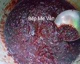 Hình bước làm 2 của món Chè khoai môn nếp cẩm