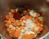 Zöldséges sárgaborsó leves recept fázis 3 fotója