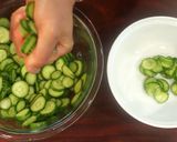 A picture of step 3 of Taiwanese Pickled Cucumber.