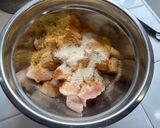 A picture of step 1 of Popcorn Chicken.