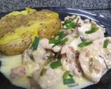 Foto del paso 4 de la receta: Pechuguitas al coñac con papas aplastadas👩🏼🍳🥔