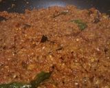 A picture of step 7 of Chole masala or chickpeas masala.